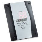 Elektronische Saunaofensteuerung SAWO "wave.com4" bis 9 kW Staron schwarz Fühler hell (Espe)
