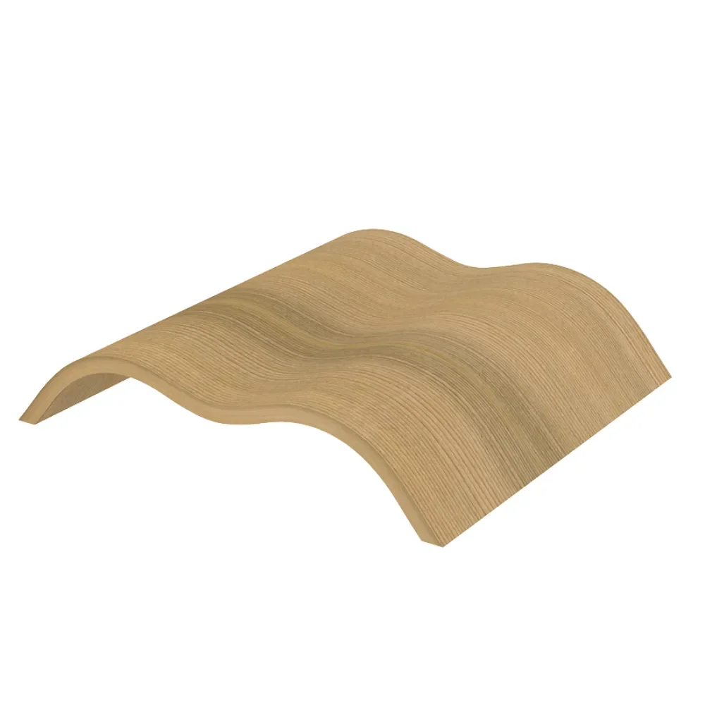 Saunakopfstütze WAVE aus Zeder