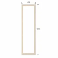 Saunafenster 500x2000mm