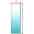 Saunafenster 600x1900mm Klar Espe