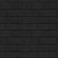 Dachschindeln Rechteck schwarz