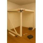 Sauna Blockbohlen Espe astarm 45 x 121 mm