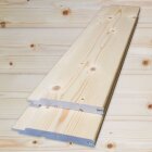 Sauna Profilholz nordische Fichte 14 x 121 mm Duo-Profil 2,10 Meter