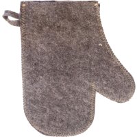 Handschuh für Sauna - grau