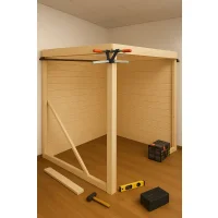 Sauna Blockbohlen nordische Fichte 70 x 145 mm 2,40 Meter