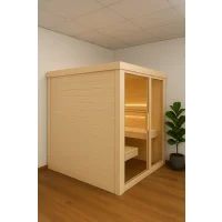 Sauna Blockbohlen nordische Fichte 70 x 145 mm 2,40 Meter