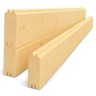 Sauna Blockbohlen nordische Fichte 70 x 145 mm 2,40 Meter