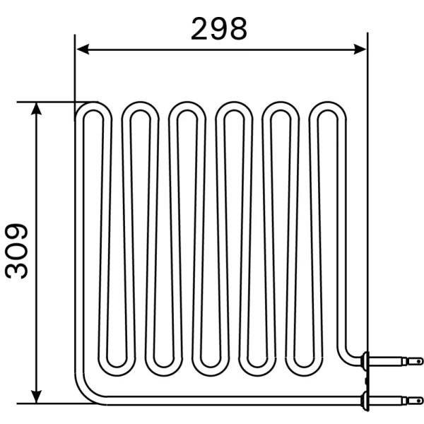 Ersatz-Heizstab für Vega Pro BC135 / Vega Pro BC165 (ZSB-462)