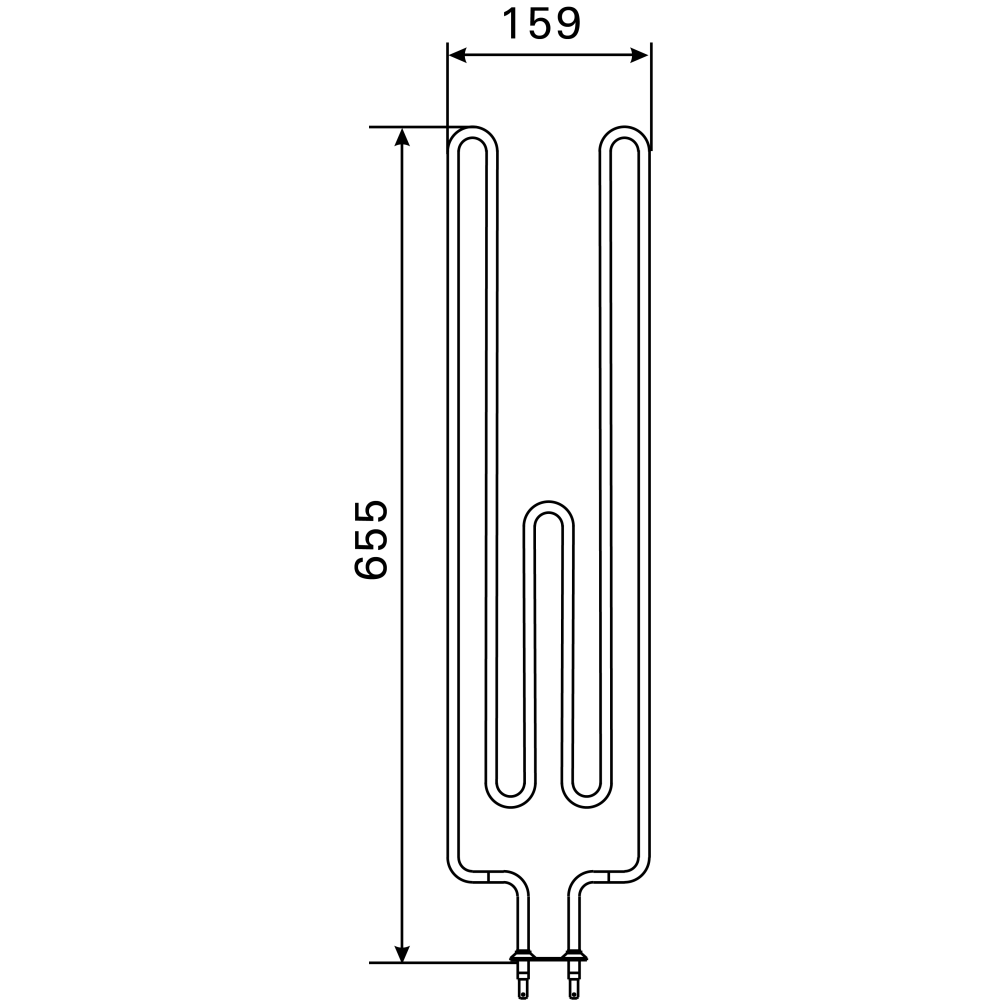 Ersatz-Heizstab für Fuga FU60(E) (ZSE-256)