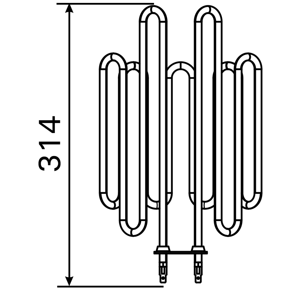 Ersatz-Heizstab für Globe GL70/E (ZVO-201)