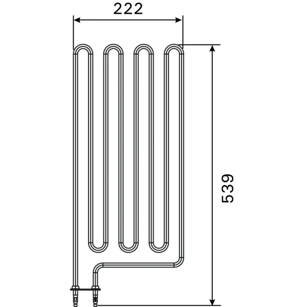 Ersatz-Heizstab ZCU-830 für Harvia Virta HL90, Virta Pro & Modulo Saunaöfen