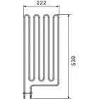 Ersatz-Heizstab ZCU-830 für Harvia Virta HL90, Virta Pro & Modulo Saunaöfen