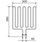 Ersatz-Heizstab ZSK-732 für Harvia Profi L20 Saunaofen