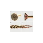 Schrauben 5 x 90 mm für 45 mm Blockbohle zur Dachverschraubung (je 100 Stück)