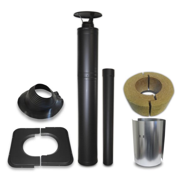 Harvia WHP1500M Schornstein 2,5 m Schwarz