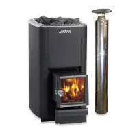 Holzbeheizter Saunaofen Harvia M3 SL mit Schornstein - CE