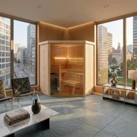 Saunakabine Variant View Corner