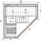 Saunakabine Variant View Corner