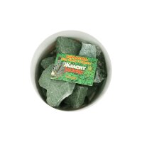 Jadeit Premium Saunasteine (gespalten) 100-130 mm 10 kg Eimer
