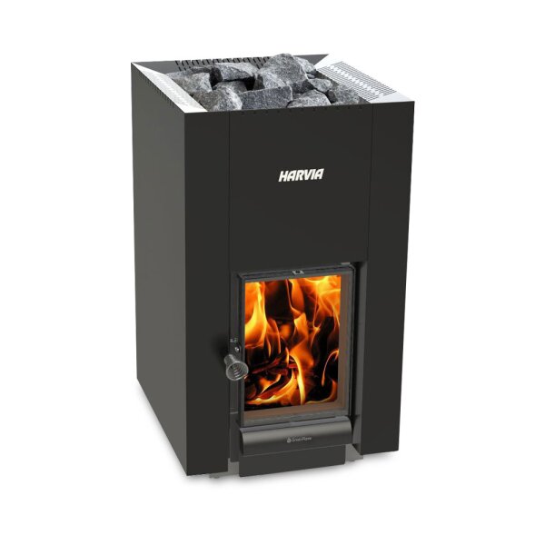 Holzbeheizter Saunaofen Harvia Linear 22 GreenFlame - CE