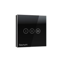 Saunum Base S inkl. Touch-Schalter | schwarz