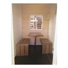 Mobile Sauna als Bauwagen - Ausstellungsstück