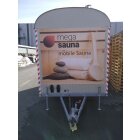 Mobile Sauna als Bauwagen - Ausstellungsstück