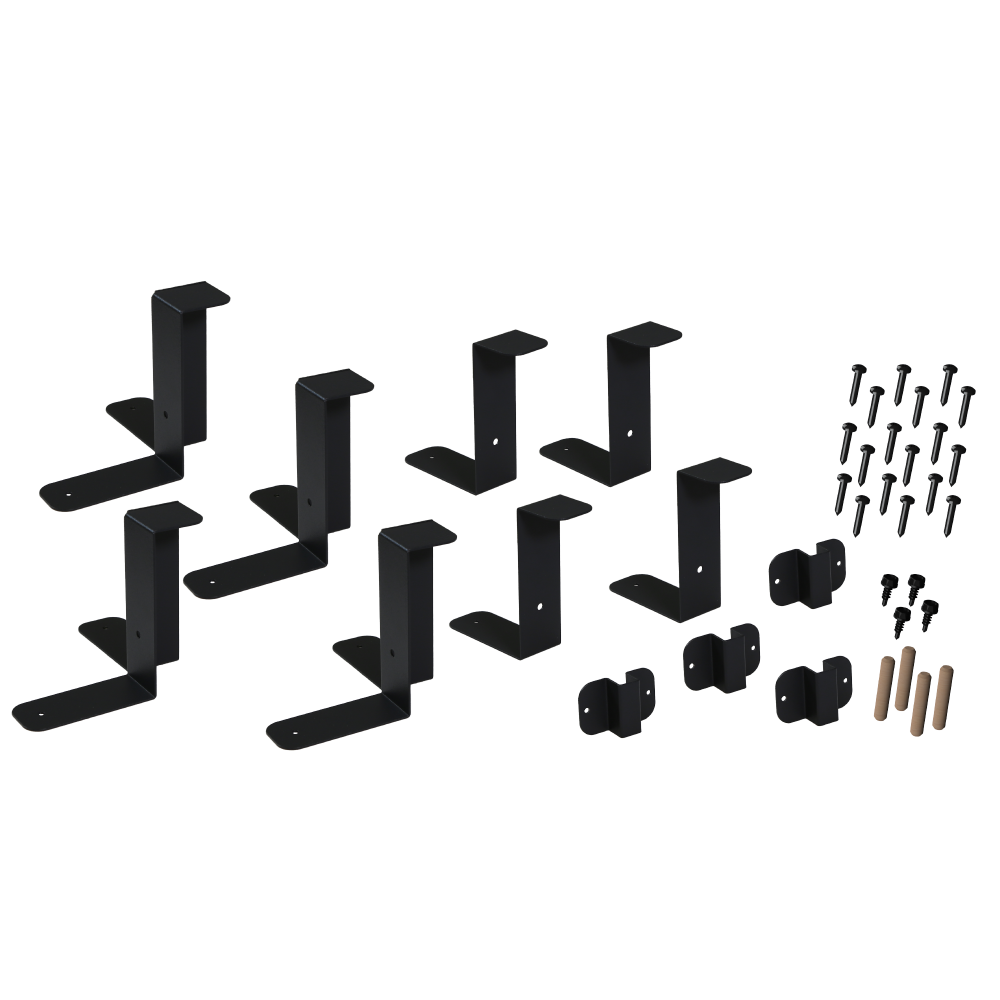 Harvia HL3MET Schutzgeländer Kit schwarz für Saunaofen Virta