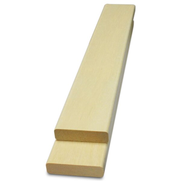 Abachi Saunabanklatten Classic 22 x 80 mm