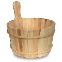 Aufgusseimer aus Kiefer 4 Liter