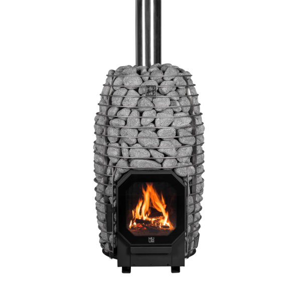 Holzbeheizter Saunaofen HUUM HIVE Flow Mini - CE, BImSchV 2