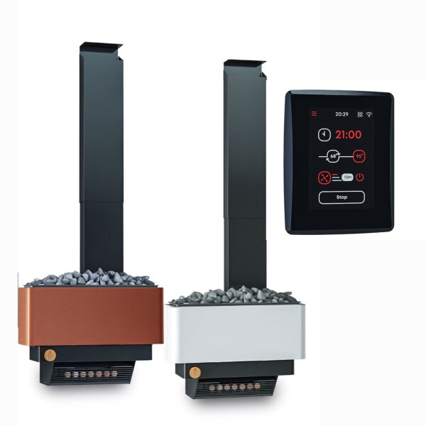 Saunaofen Saunum Premium inkl. Steuerung "Leil Plus" und Saunasteinen