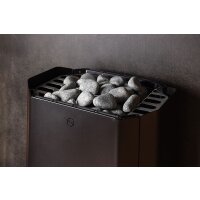 Saunaofen Saunum Spa Session mit Leil Steuerung &amp; Bedienteil 6 kW schwarz geschlossen (Ausstellungsst&uuml;ck)