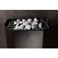 Saunaofen Saunum Spa Session mit Leil Steuerung &amp; Bedienteil 6 kW schwarz geschlossen (Ausstellungsst&uuml;ck)