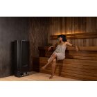 Saunaofen Saunum Spa Session mit Leil Steuerung & Bedienteil 6 kW schwarz geschlossen (Ausstellungsstück)