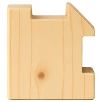 Eckpfosten zum Bau einer 45 mm Massivholzsauna | Fichte | 2,00 Meter | 90&deg; | Doppelseitige Nut (45 mm)