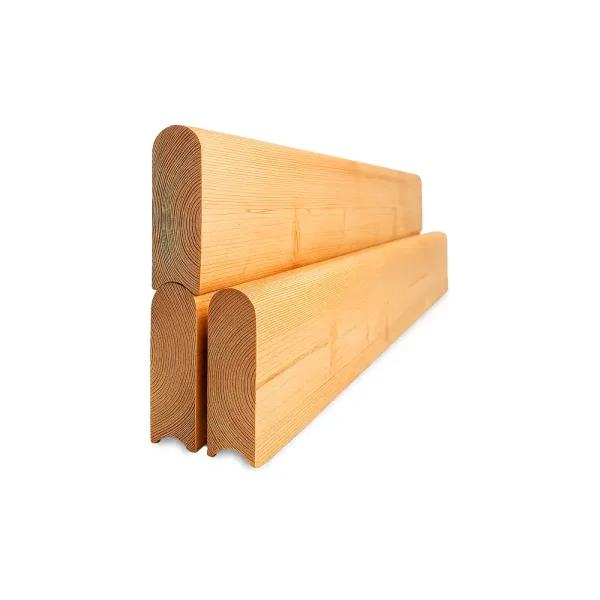 Fassdauben zum Bau einer 45 mm Fasssauna aus Fichte