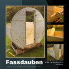 Fassdauben zum Bau einer 45 mm Fasssauna aus Fichte