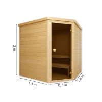 DIY Saunabausatz Eckeinstieg – Komplettes...