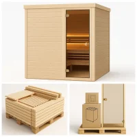 DIY Saunabausatz Standard – Komplettes Materialset...