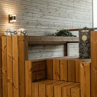 Thermo-Kiefer Saunabanklatten 26 x 140 mm 2,10 Meter