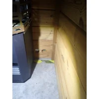 Saunakabine "Luva R" mit Eckeinstieg und Aufgussautomatik (Ausstellungsst&uuml;ck)