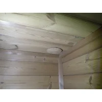 Saunakabine "Luva R" mit Eckeinstieg und Aufgussautomatik (Ausstellungsst&uuml;ck)