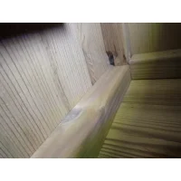 Saunakabine "Luva R" mit Eckeinstieg und Aufgussautomatik (Ausstellungsst&uuml;ck)