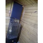 Saunakabine "Luva R" mit Eckeinstieg und Aufgussautomatik (Ausstellungsstück)