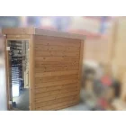 Saunakabine "Luva R" mit Eckeinstieg und Aufgussautomatik (Ausstellungsstück)