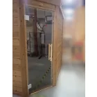 Saunakabine "Luva R" mit Eckeinstieg und Aufgussautomatik (Ausstellungsstück)