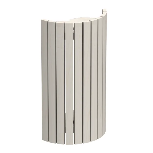 SAWO Saunalampe Wand- oder Eckleuchte aus Espenholz