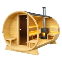 Fasssauna Eterna 70 mm Ø220 Wood