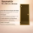 Fasssauna Eterna 70 mm Ø220 Wood